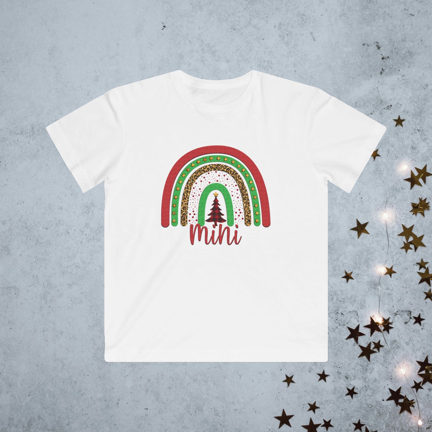 Kids Rainbown Christmas T-shirt
