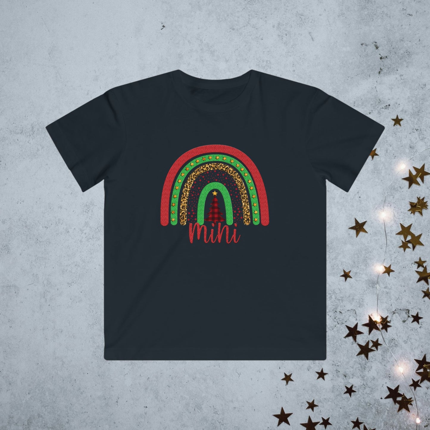 Kids Rainbown Christmas T-shirt