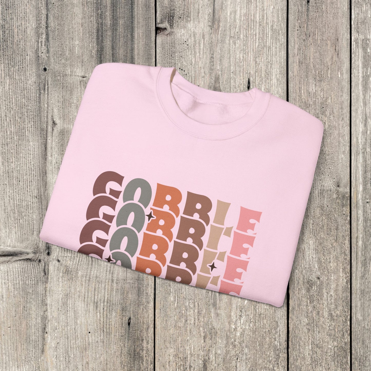 "Gobble til You Wobble" Thanksgiving Sweatshirt