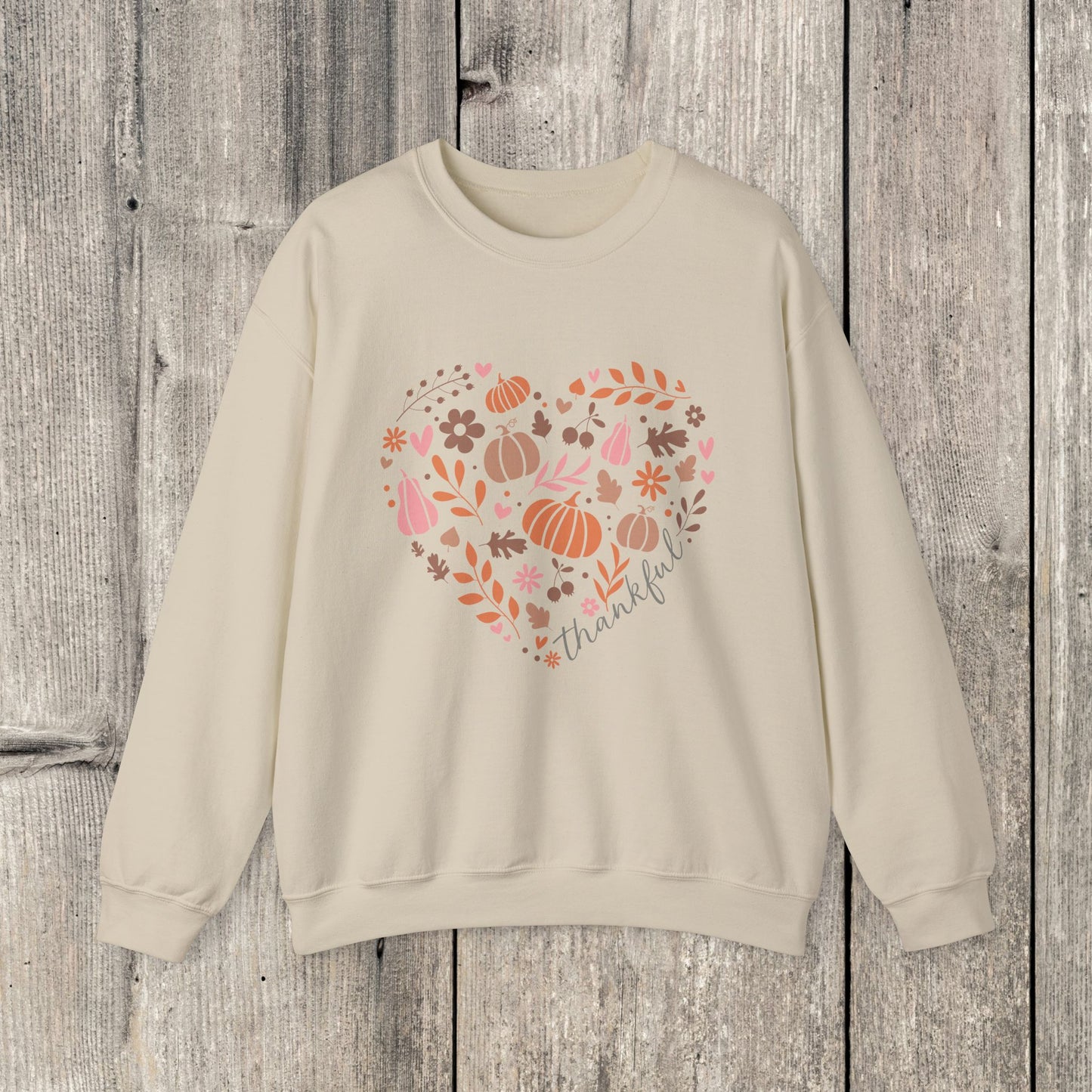 Thanksgiving Heart Sweatshirt