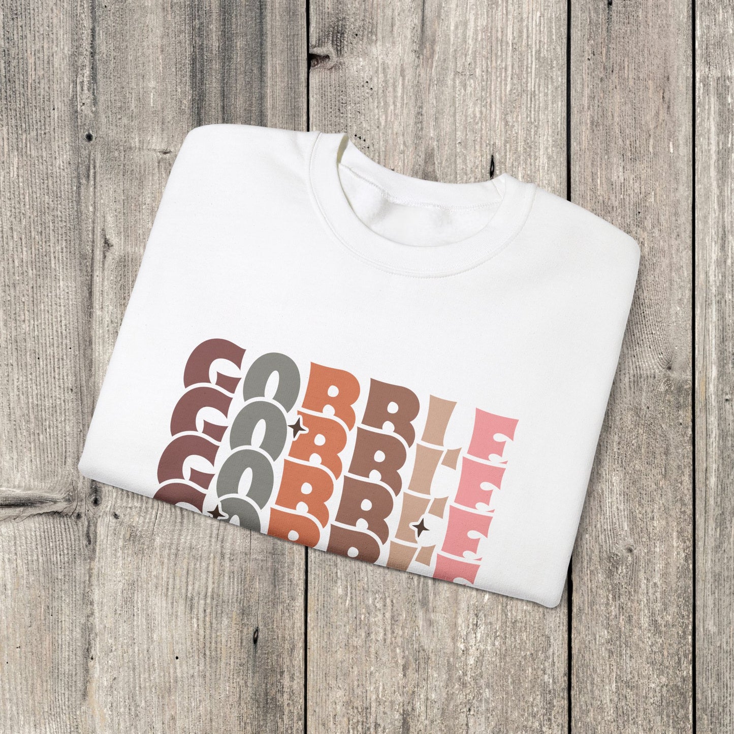 "Gobble til You Wobble" Thanksgiving Sweatshirt