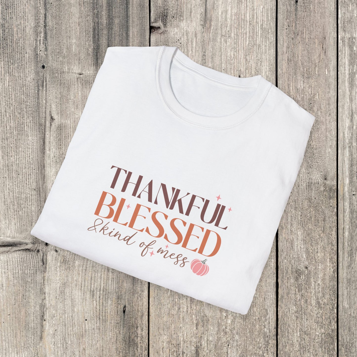 Thanksgiving T-Shirt "Thankful Blessed"