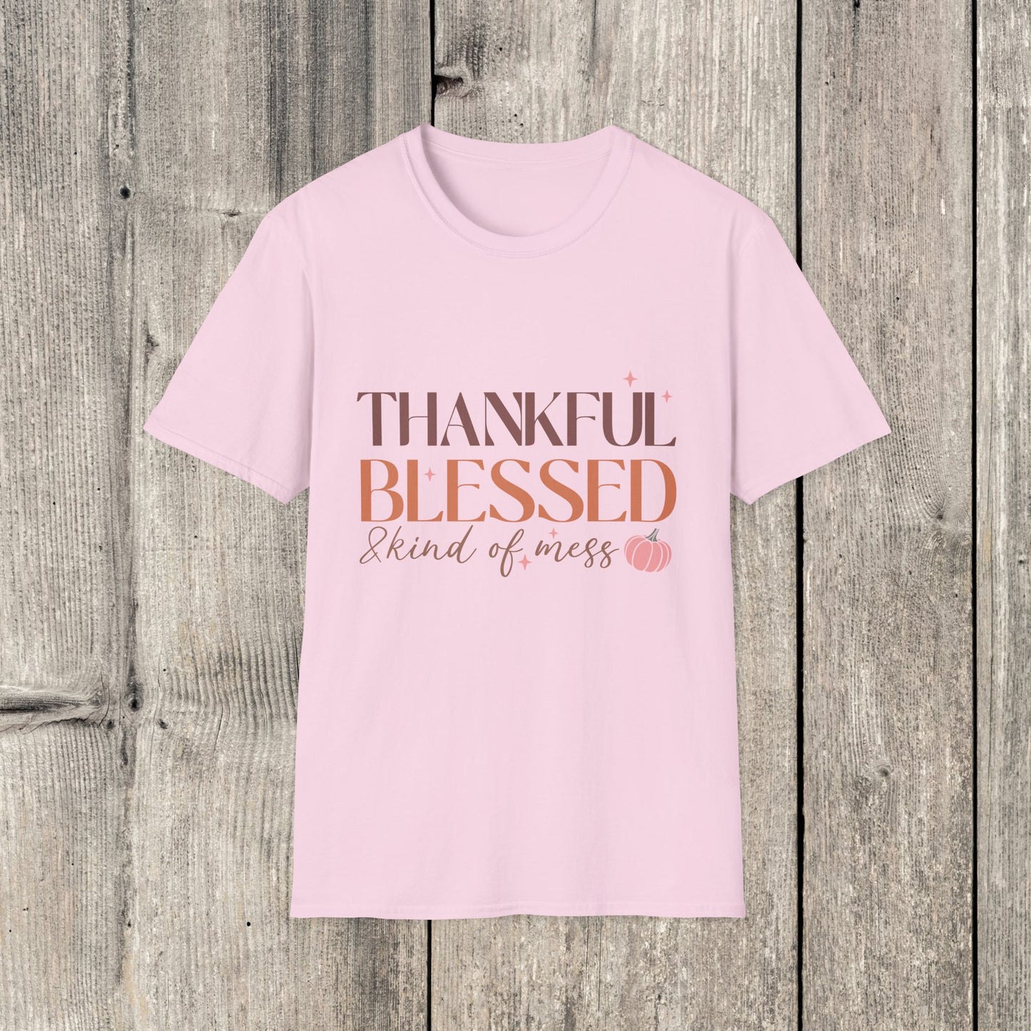 Thanksgiving T-Shirt "Thankful Blessed"