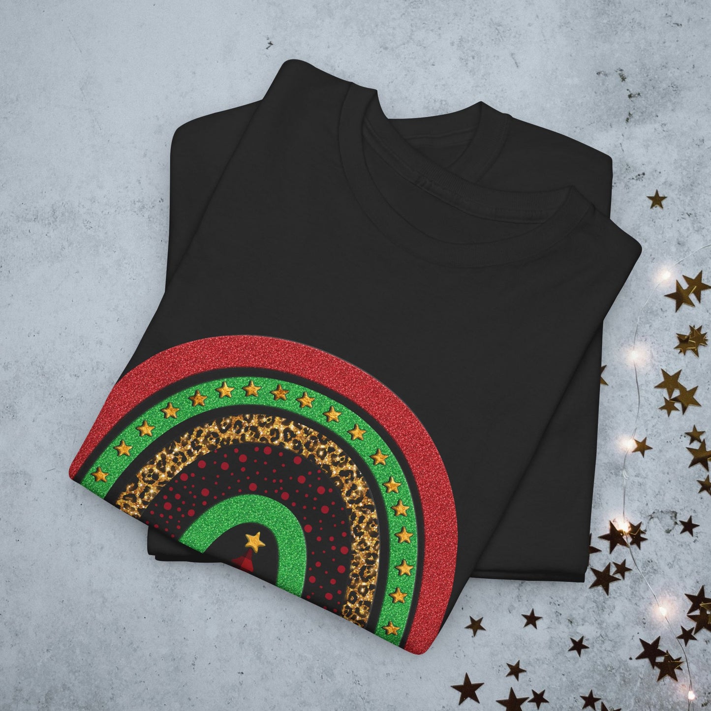 Rainbow Christmas Mama T-shirts