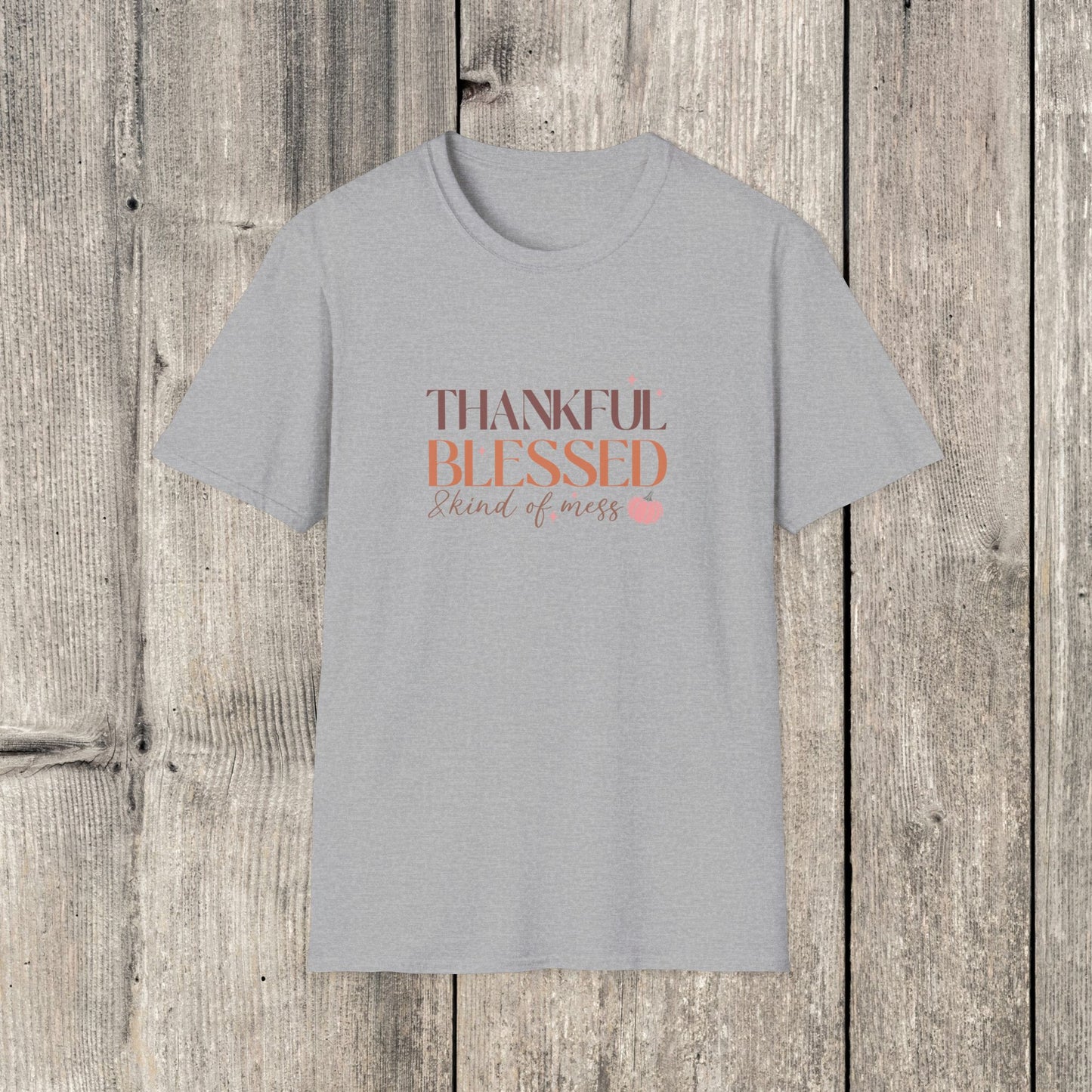 Thanksgiving T-Shirt "Thankful Blessed"