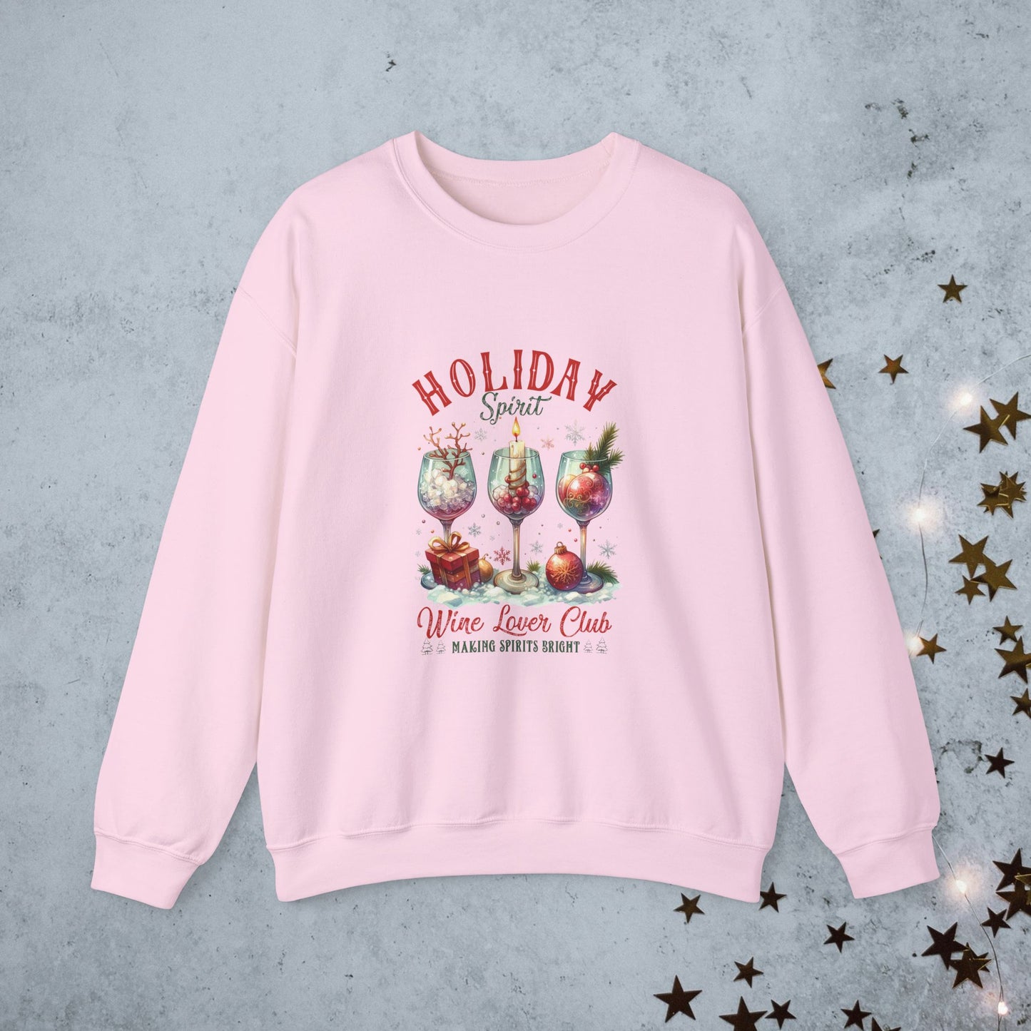 Wine Lover Club Christmas Sweatshirt