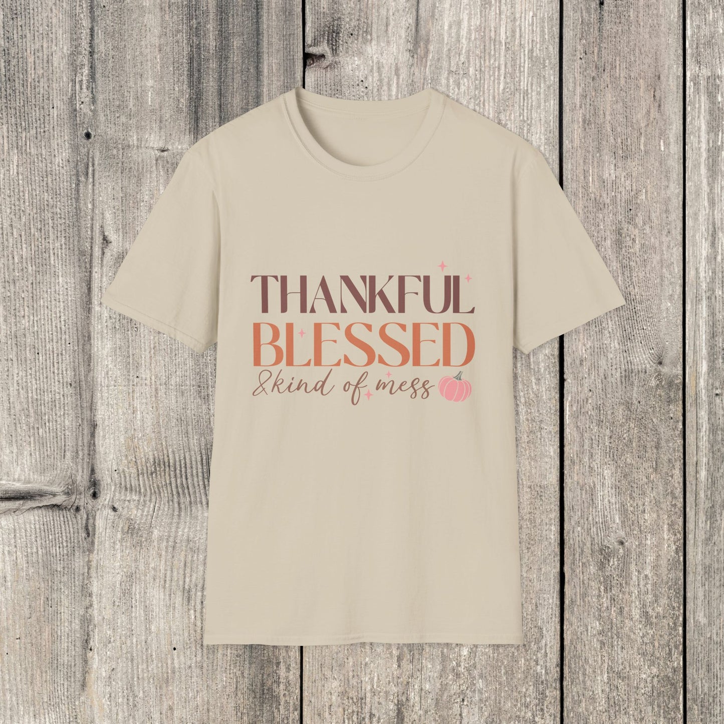 Thanksgiving T-Shirt "Thankful Blessed"