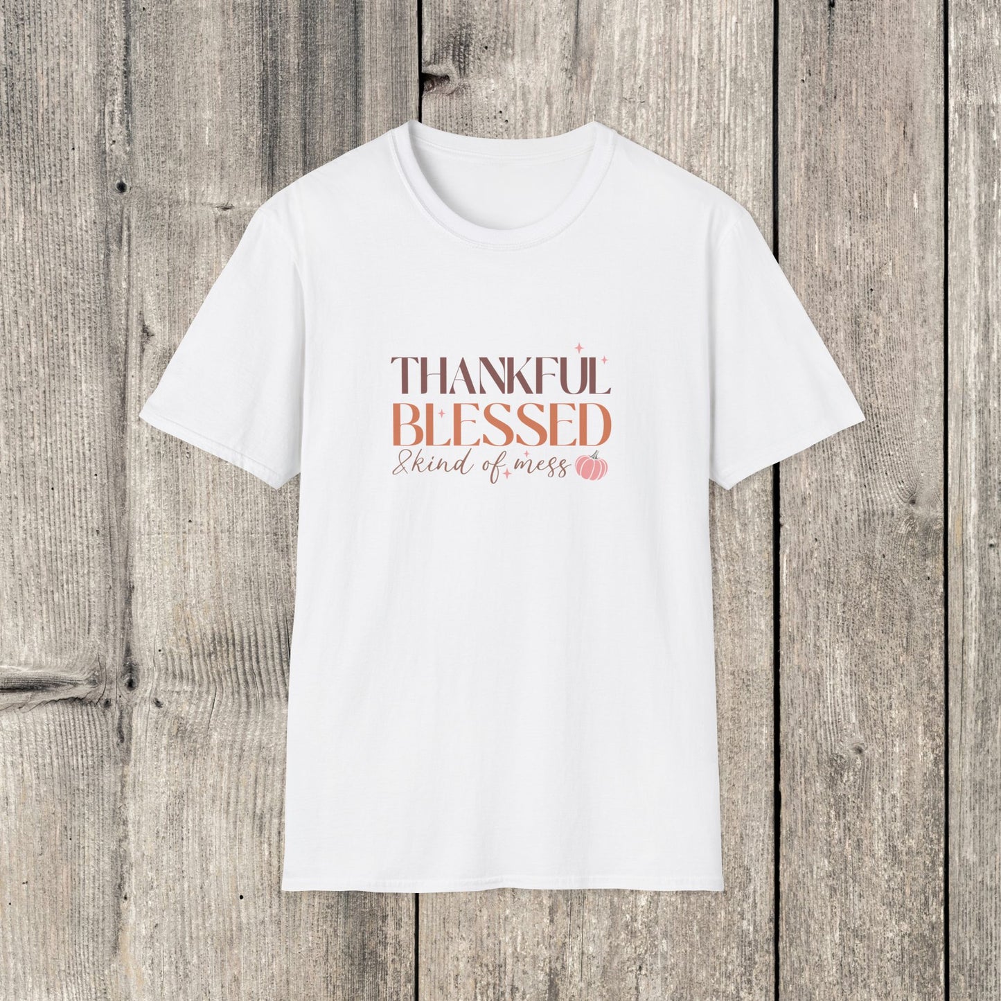 Thanksgiving T-Shirt "Thankful Blessed"