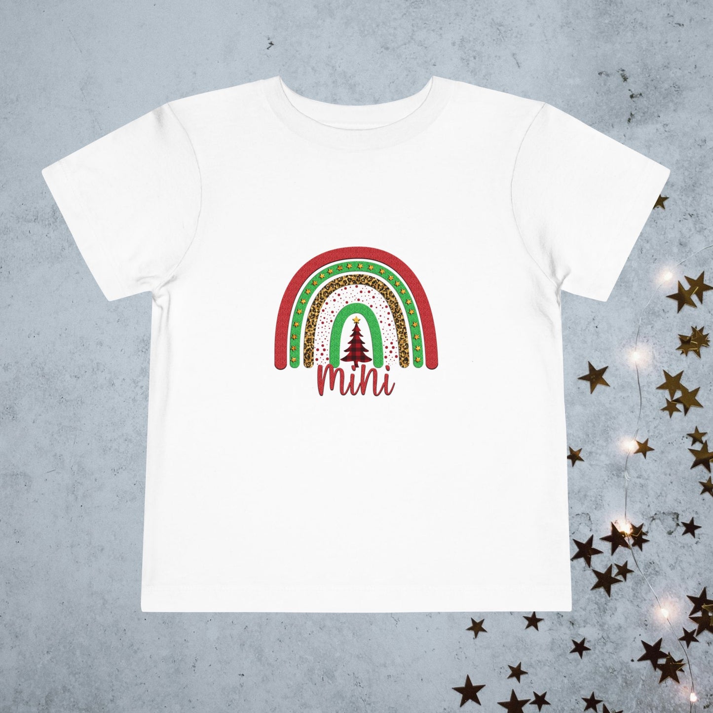 Toddler Rainbow Christmas T-shirt