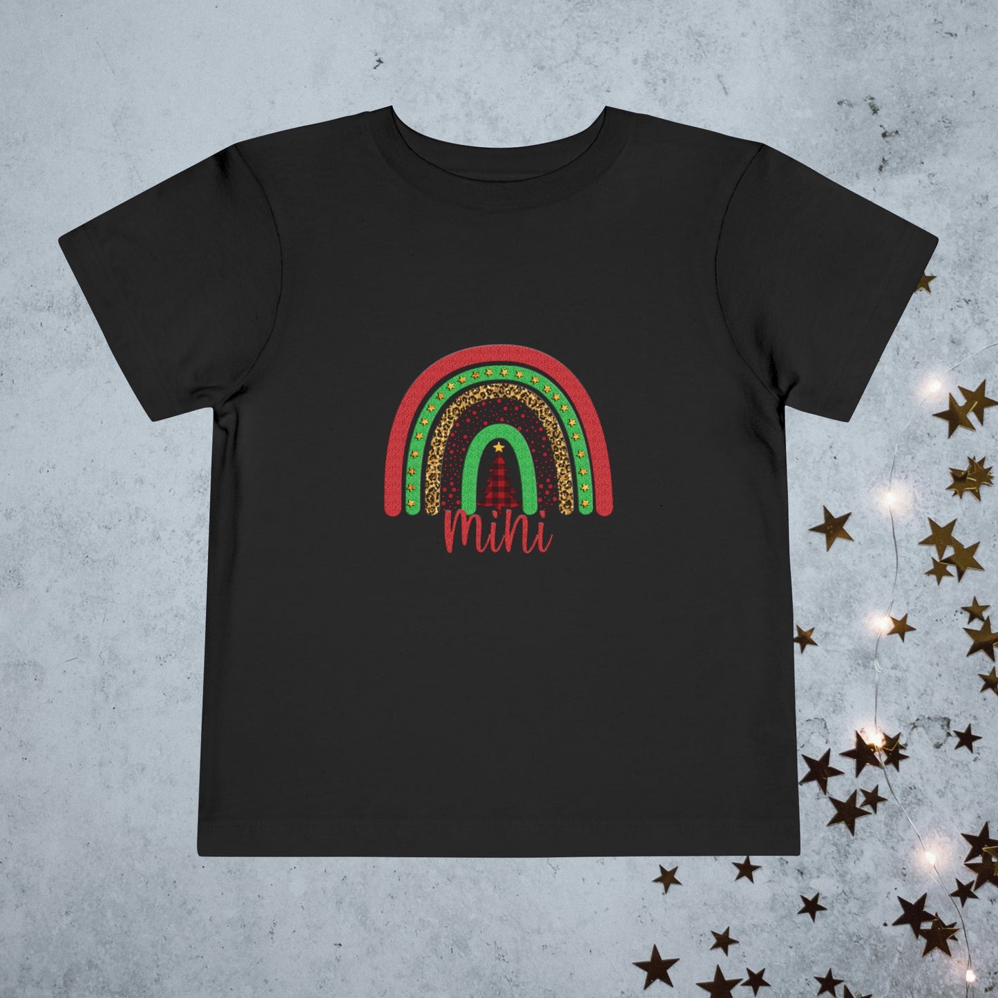 Toddler Rainbow Christmas T-shirt