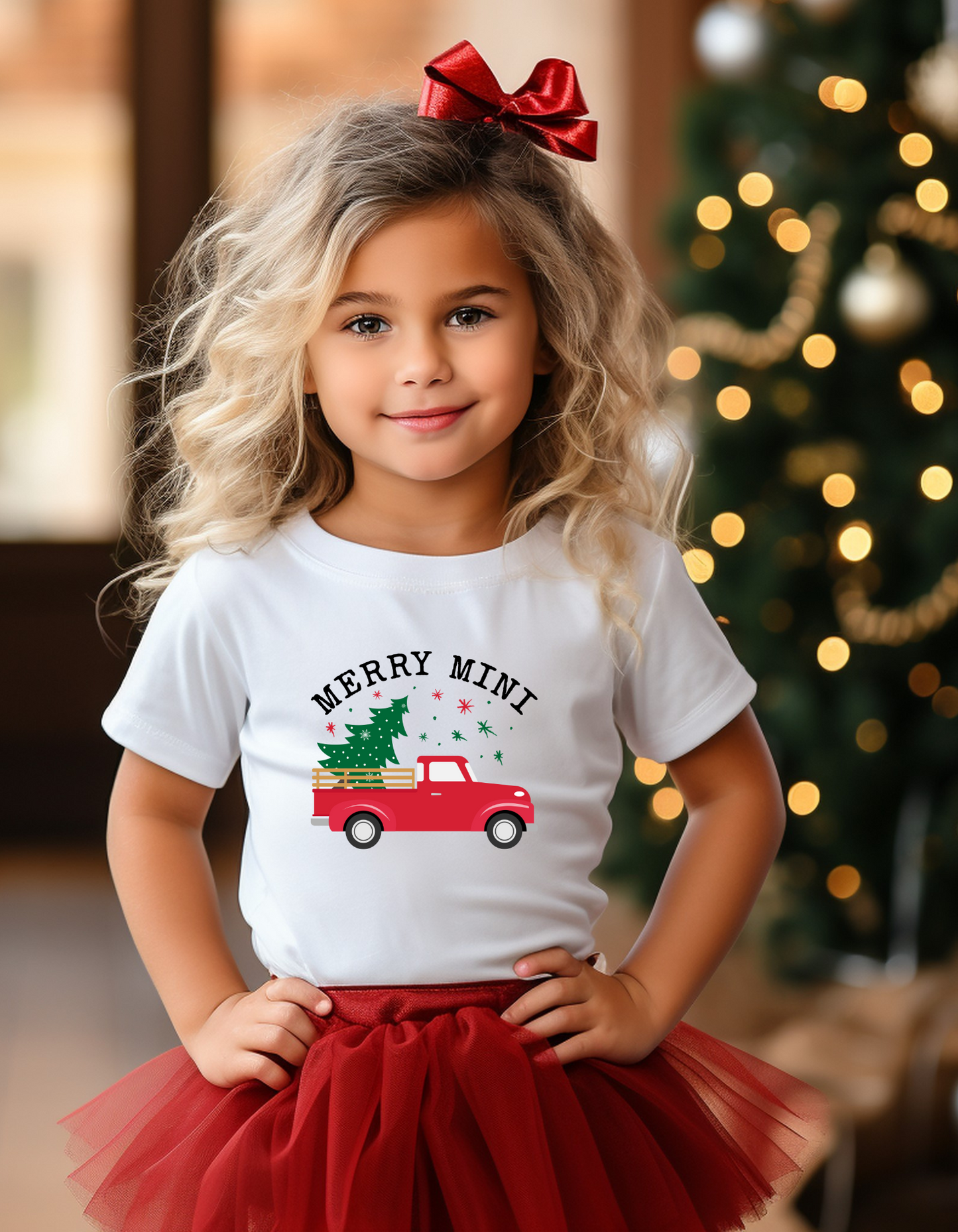 Truck Christmas Kids T-shirt