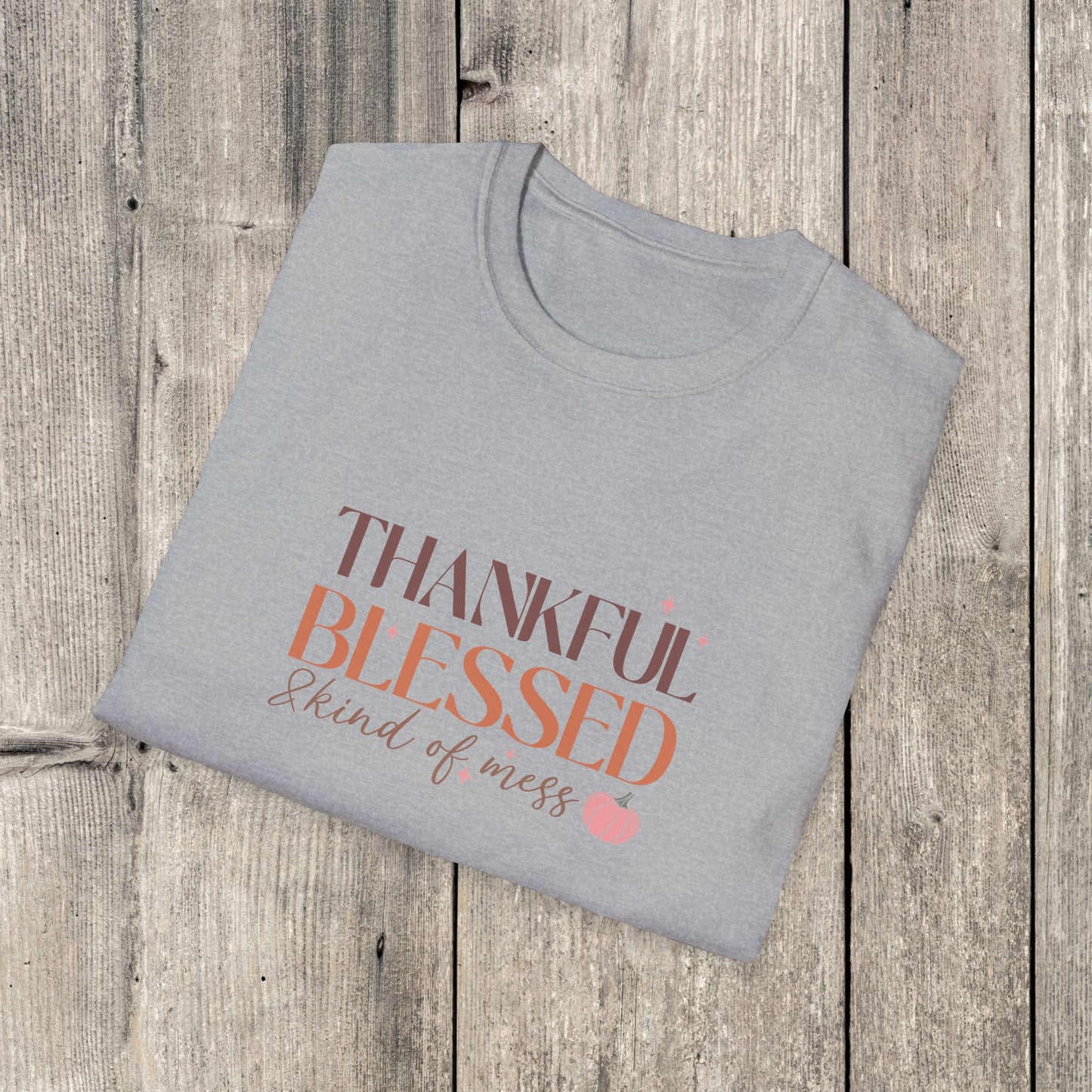 Thanksgiving T-Shirt "Thankful Blessed"