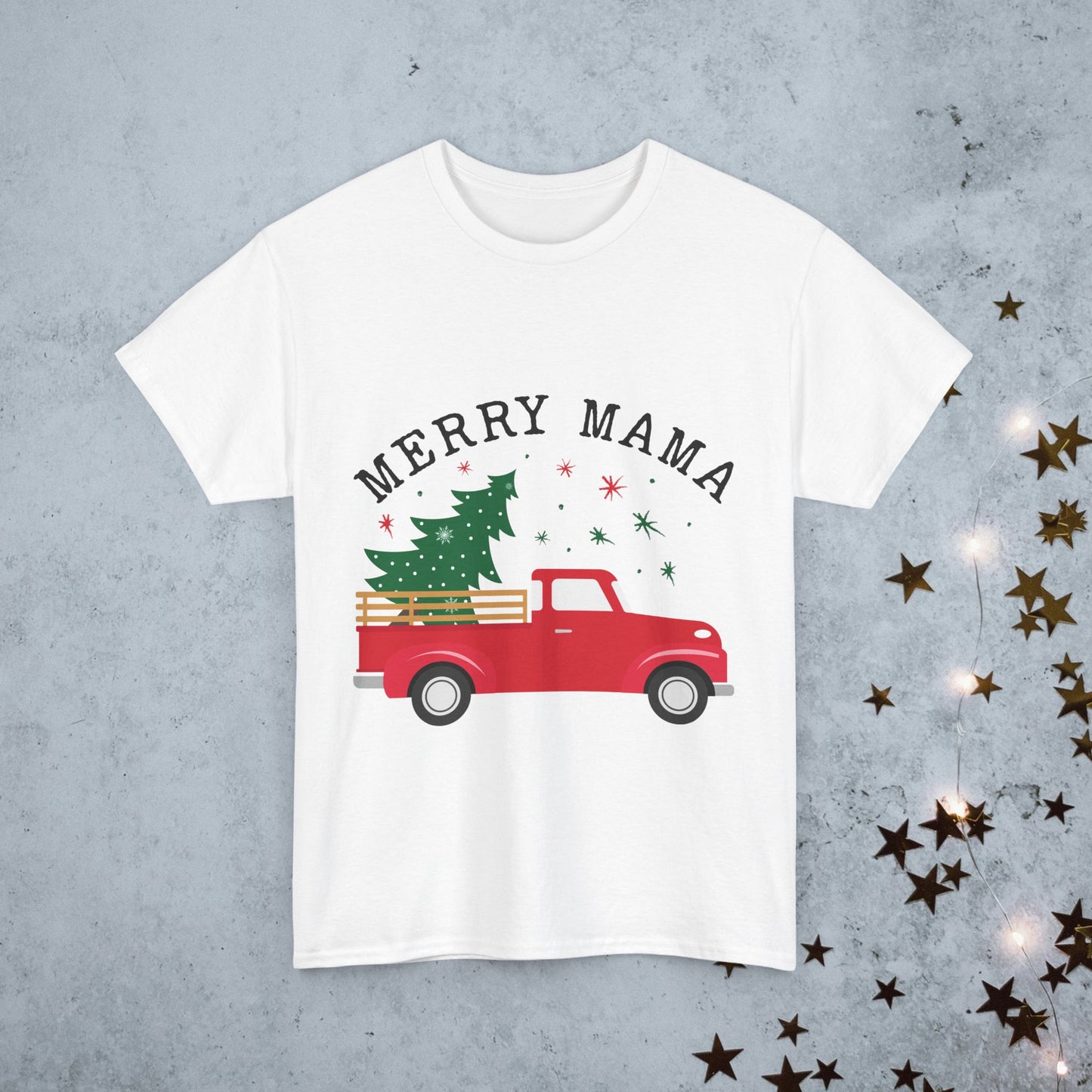 Truck Christmas Mama T-shirt