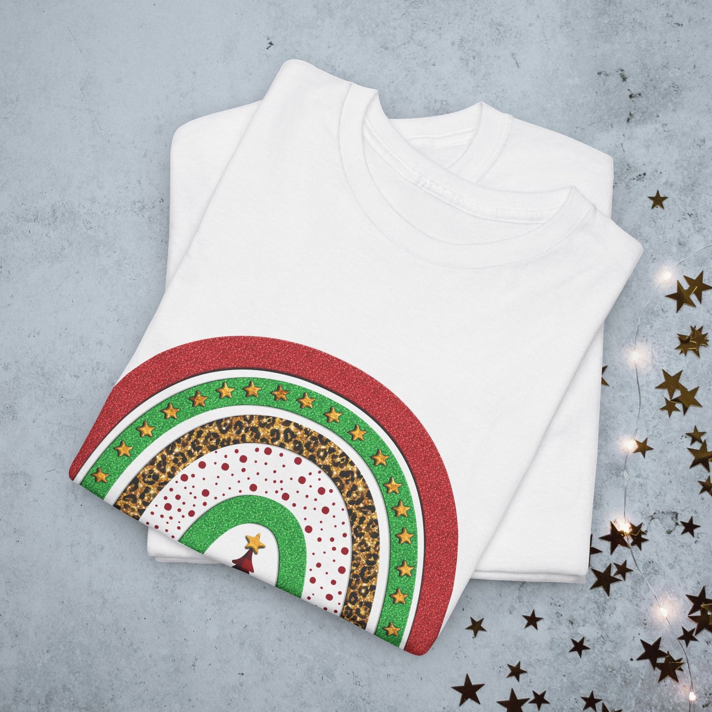 Rainbow Christmas Mama T-shirts