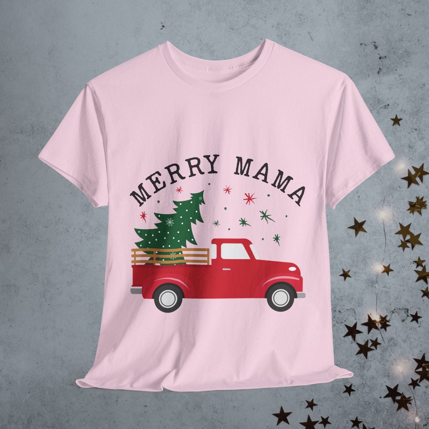 Truck Christmas Mama T-shirt