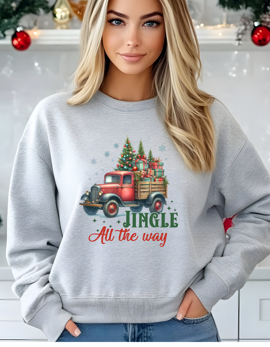 Jingle All the Way Christmas Sweatshirt