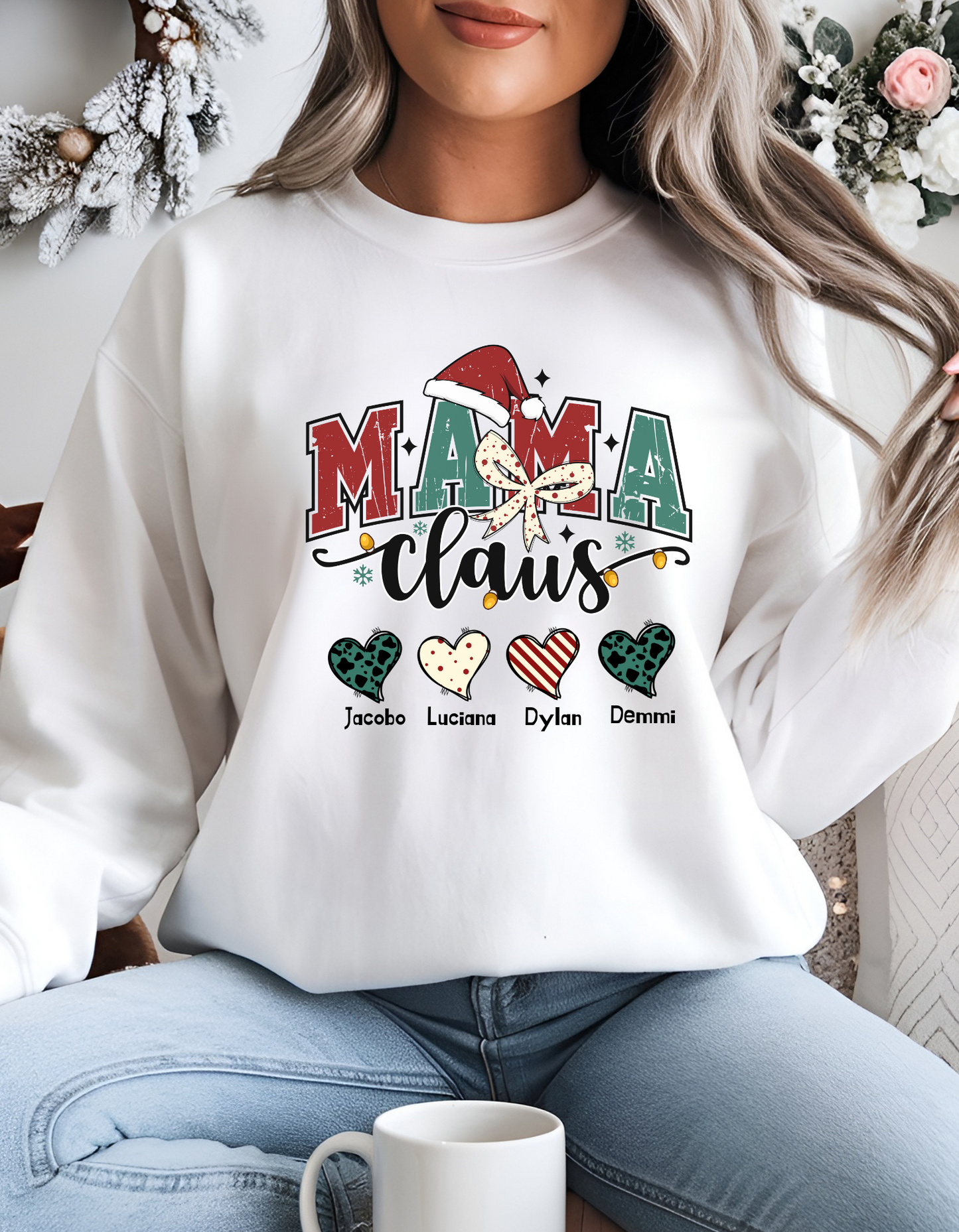 Custom Mama Claus Sweatshirt